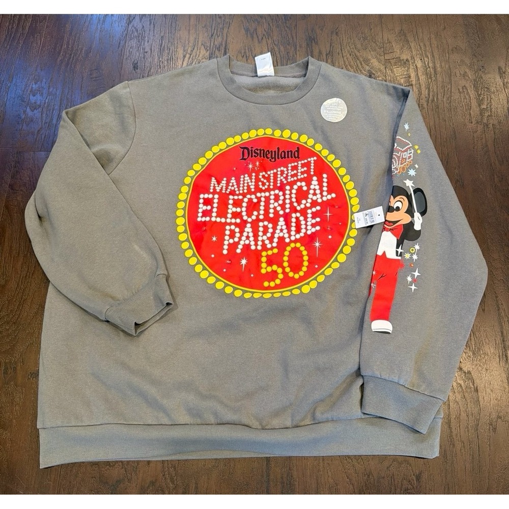 Disney Electrical Parade Sweatshirt 50th Light‎ Up NWT